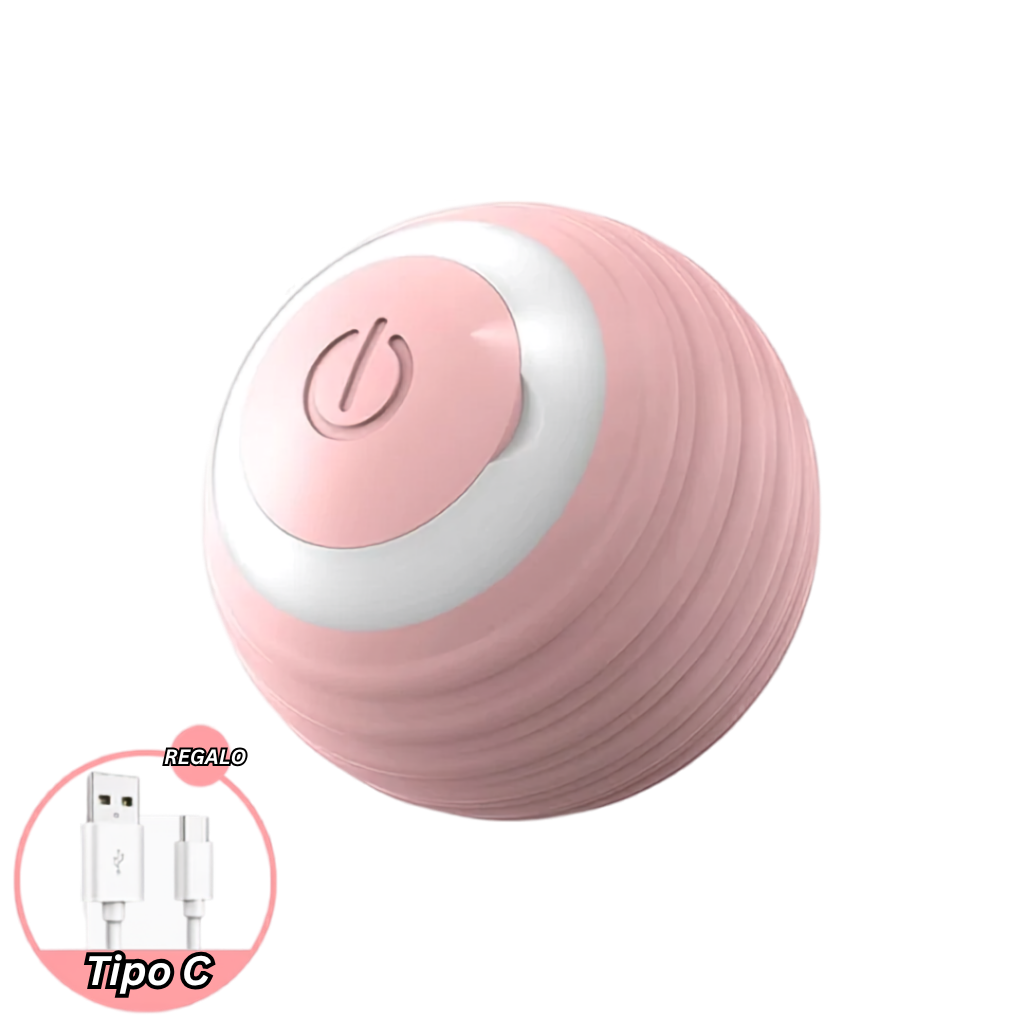 Juguete interactivo para gatos con bola rodante automática, recargable por USB, activado por movimiento, brilla en la oscuridad, bola de silicona segura para todas las mascotas
