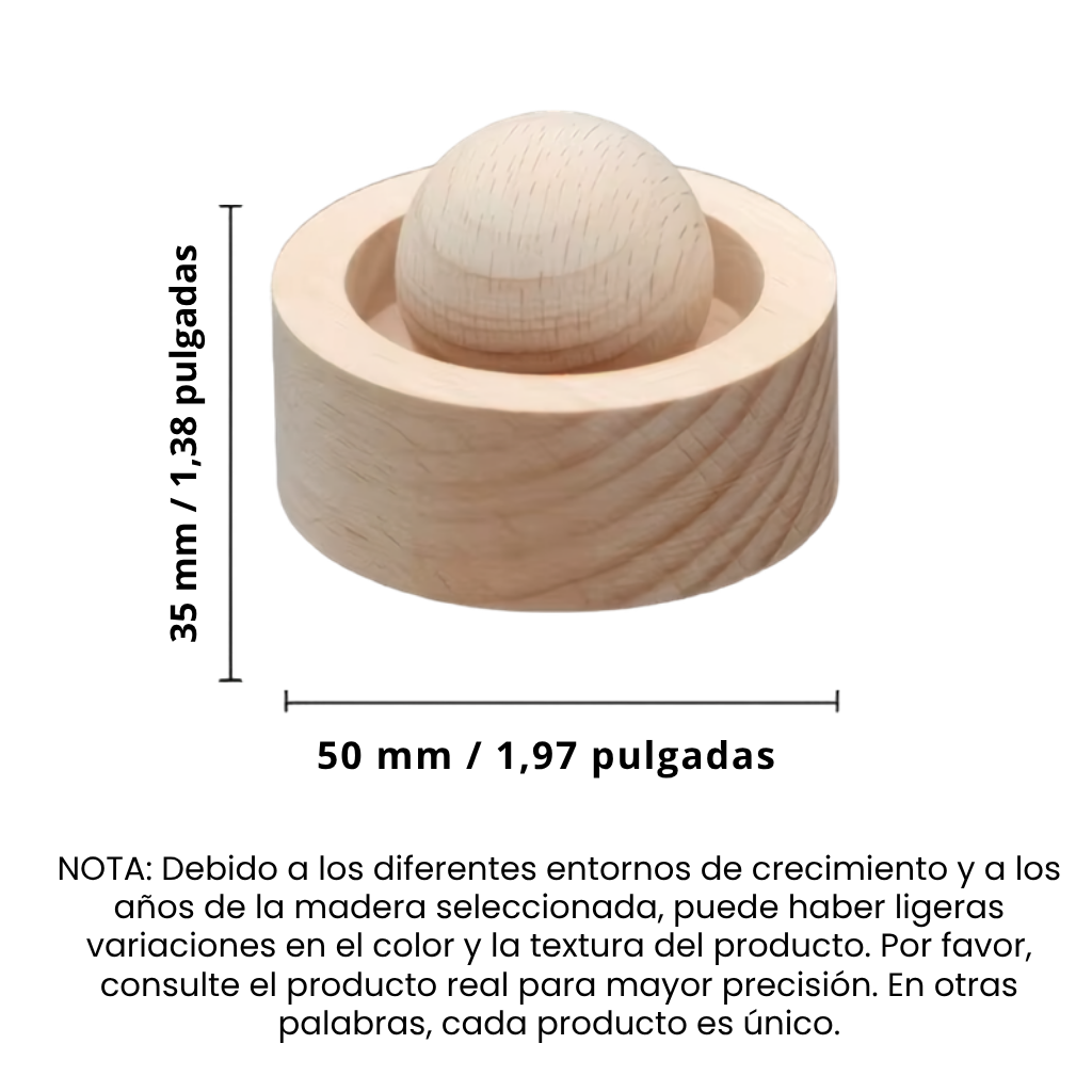 Difusor de aceites esenciales para coche y hogar - Mini difusor de fragancia natural de madera, lindo y adecuado para dormitorio, sala de estar, baño