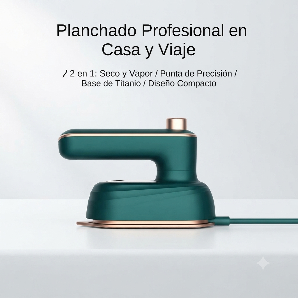 Mini Plancha de Vapor Portátil – El aliado perfecto para tu ropa