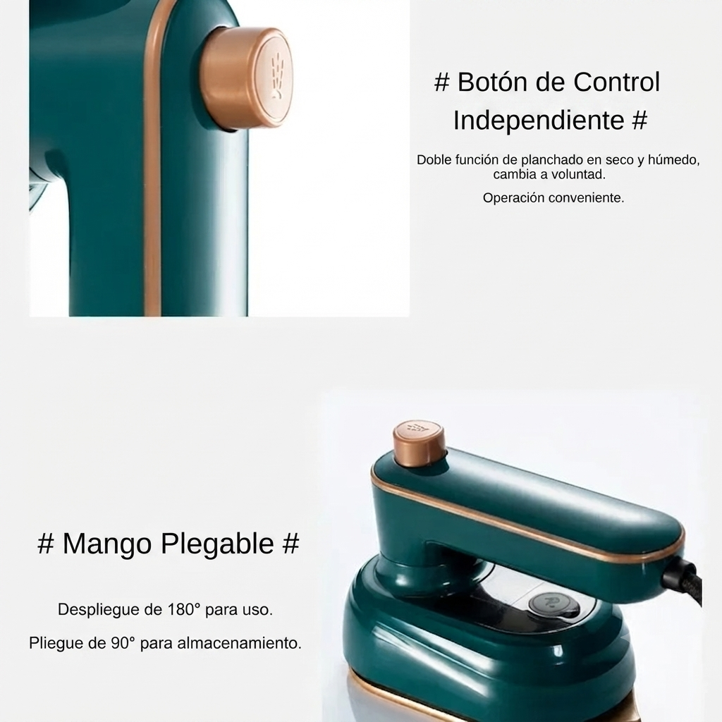 Mini Plancha de Vapor Portátil – El aliado perfecto para tu ropa