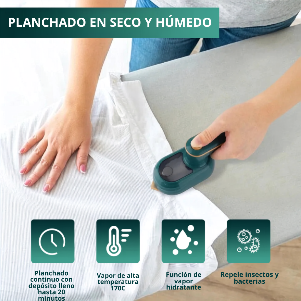 Mini Plancha de Vapor Portátil – El aliado perfecto para tu ropa