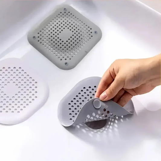 Filtro de Silicona para Desagüe de Cocina y Baño – Atrapa Cabellos y Protector de Fregadero