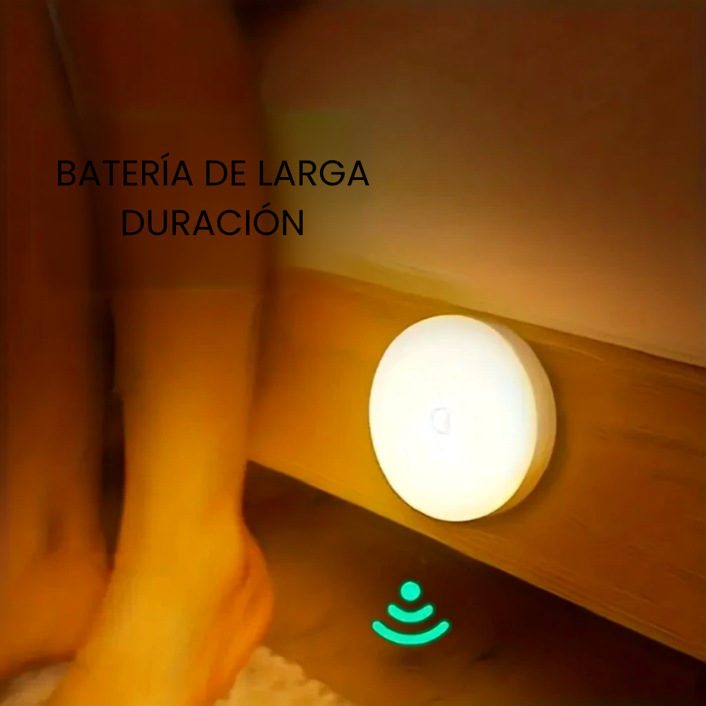 Luz nocturna con sensor de movimiento: lámpara detectora LED inalámbrica para dormitorio, escalera, armario y decoración de habitaciones