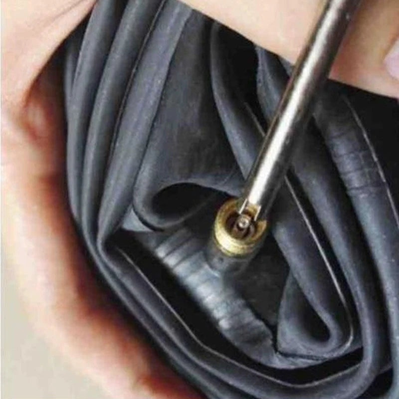 Herramienta portátil para quitar e instalar el obús de válvula de neumáticos, removedor para automóviles, bicicletas y motocicletas, llave y destornillador para reparación de neumáticos